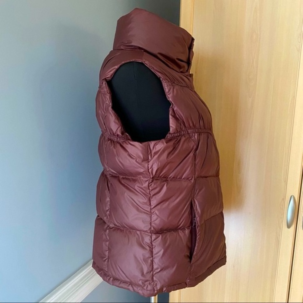 Prana Down Feather Milly Puffer Vest Burgundy/Maroon Size XL - Picture 9 of 16